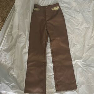 Brandon with tags Bailey rose vegan leather cut out pants